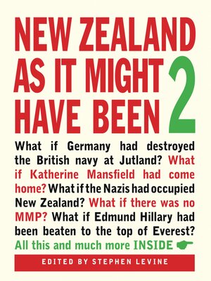 cover image of New Zealand As It Might Have Been 2